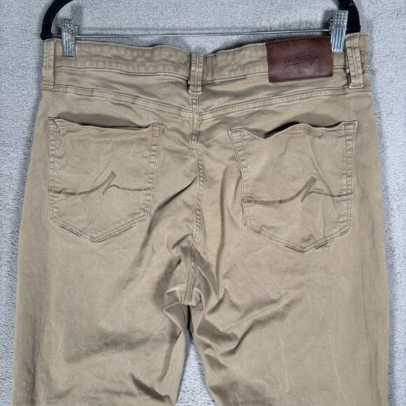 34 Heritage Pants Men Size 34x29 Charisma Comfort Rise Classic Beige Khaki Prep - Picture 16 of 16